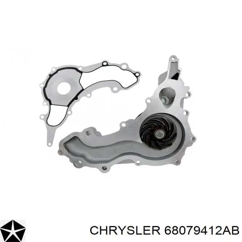 Pompa chłodząca wodna Chrysler 68079412AB cena, od 302,73 USD