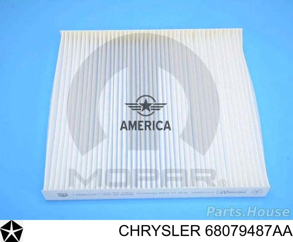 Filtr kabiny Chrysler 68079487AA cena, od 7,35 USD