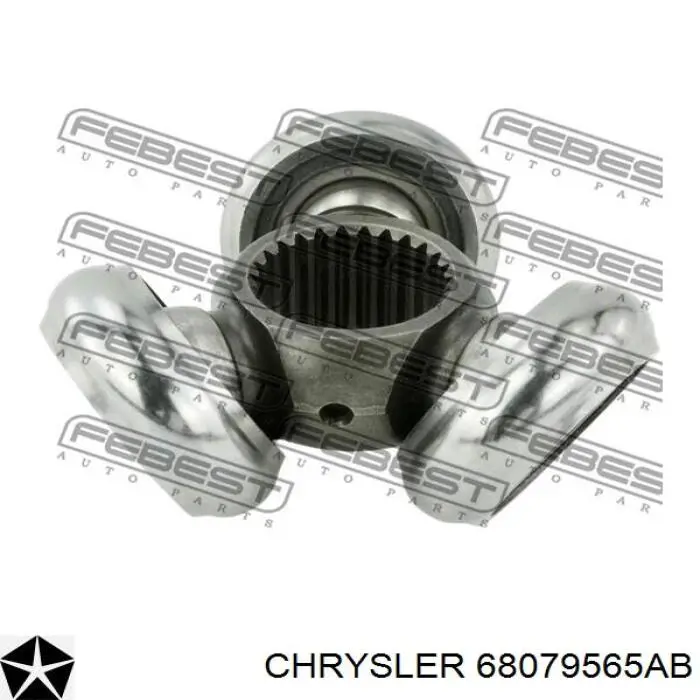 68079565AB Chrysler Półoś napędowa przednia lewa