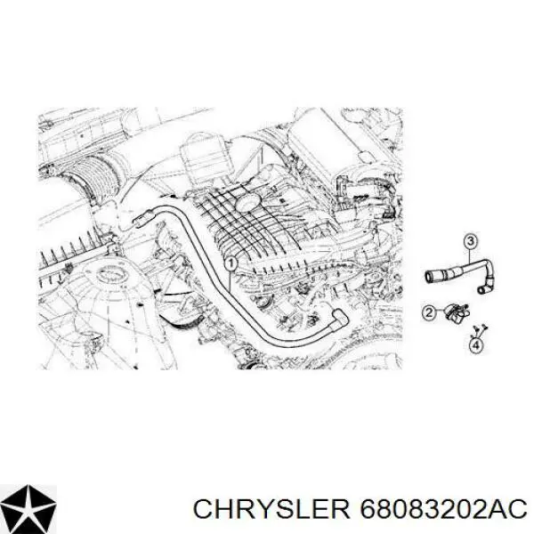 Zawór PCV odpowietrzający silnik Jeep Cherokee SUV (KL) (2014 - 2026) cena, od 15,69 USD