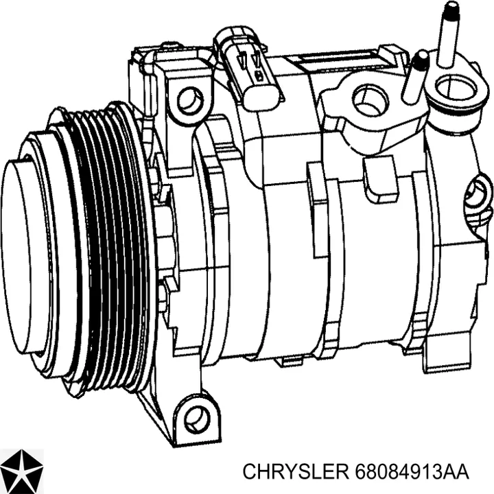 Sprężarka klimatyzacji Dodge Avenger sedana (2007 - 2014) cena, od 102,53 USD