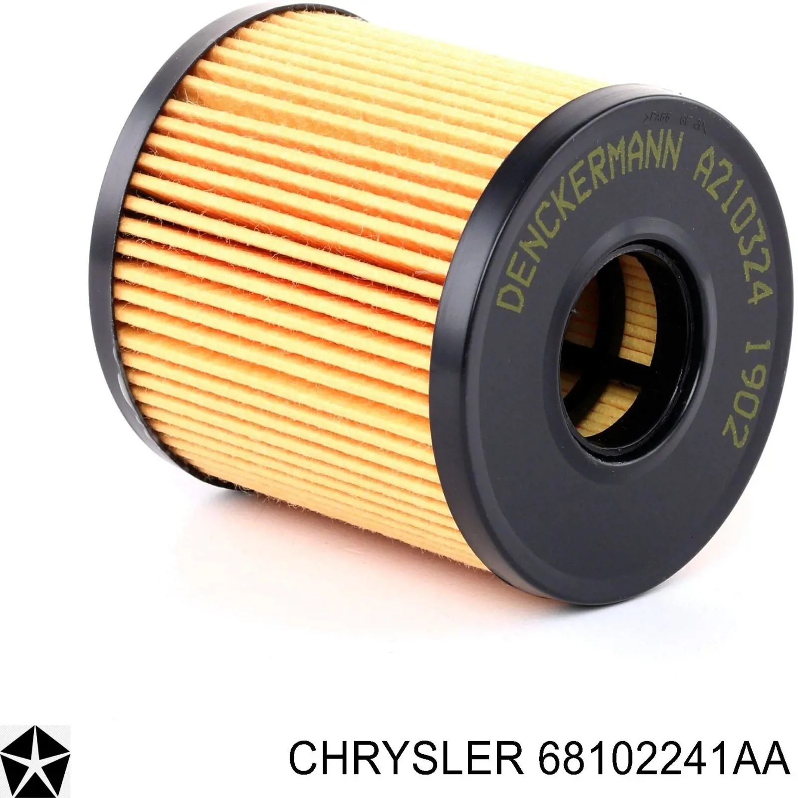 Do koszyka 68102241AA Chrysler Filtr oleju