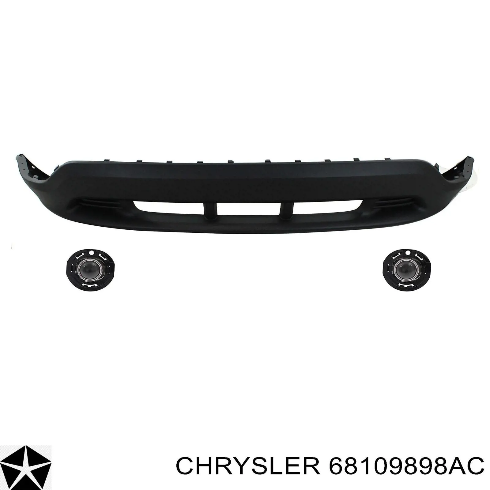 Zderzak tylny Chrysler 68109898AC cena, od 100,40 USD