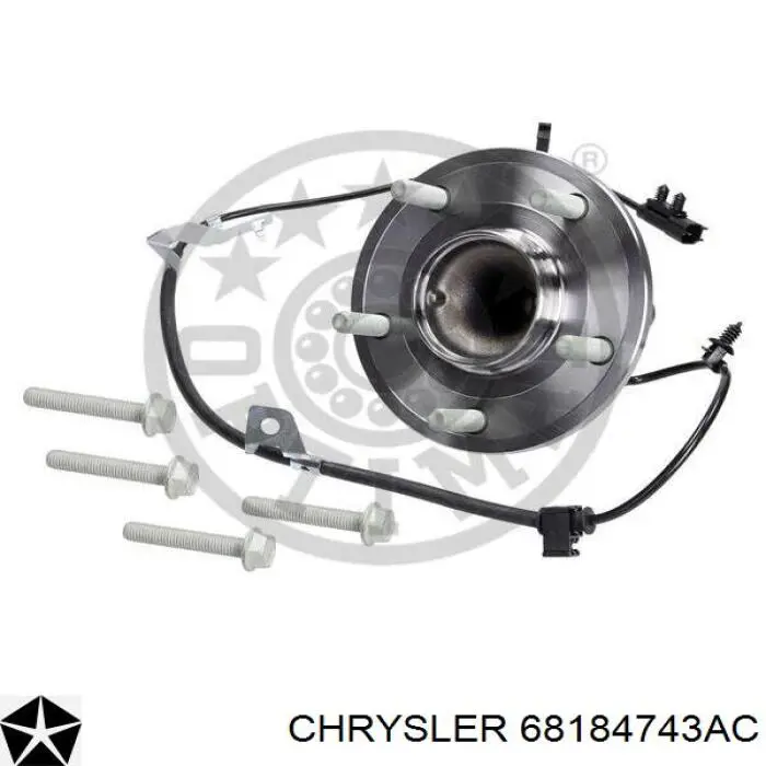 68184743AC Chrysler Piasta tylna lewa