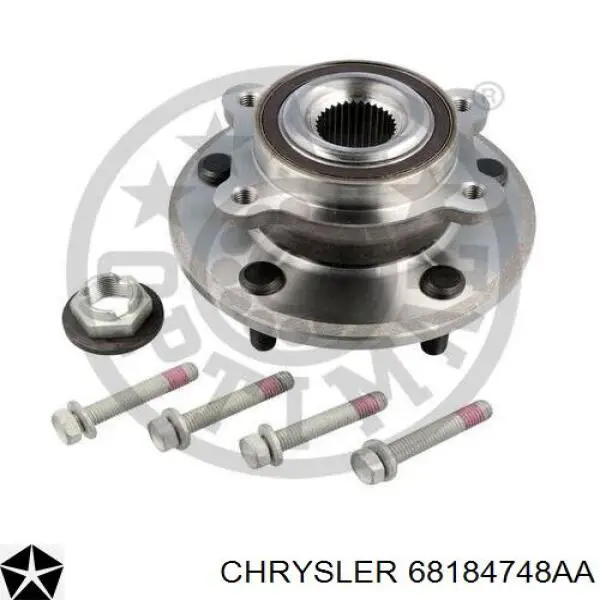 Piasta przednia Chrysler 68184748AA cena, od 94,67 USD