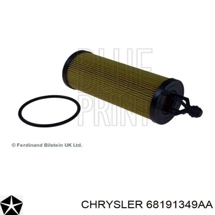 Do koszyka 68191349AA Chrysler Filtr oleju