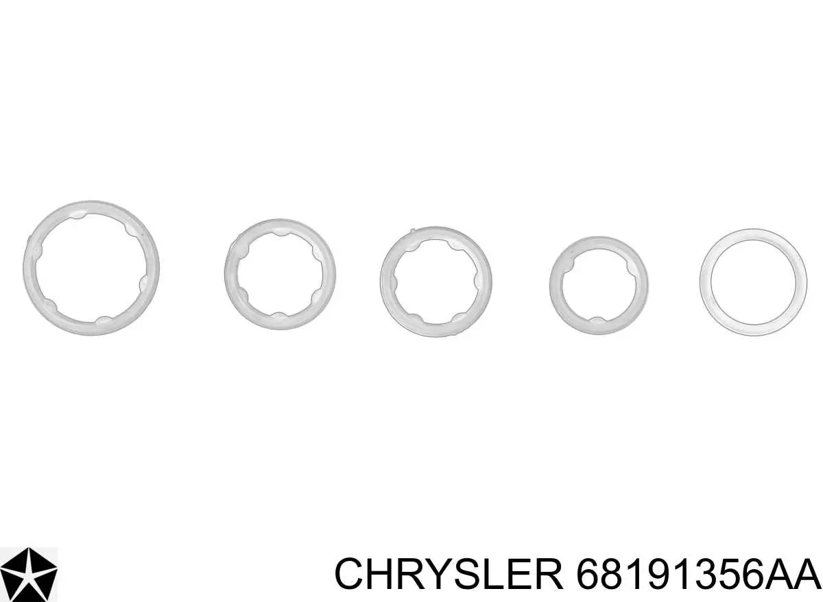 Uszczelka adaptera filtra oleju Chrysler 68191356AA cena, od 11,34 USD