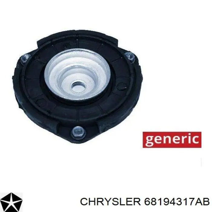 68194317AB Chrysler Podpora amortyzatora przedniego lewego