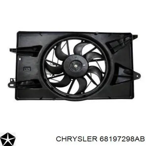 Wentylator elektryczny układu chłodzenia kompletny (silnik+wirnik) Jeep Cherokee SUV (KL) (2014 - 2023) cena, od 223,52 USD