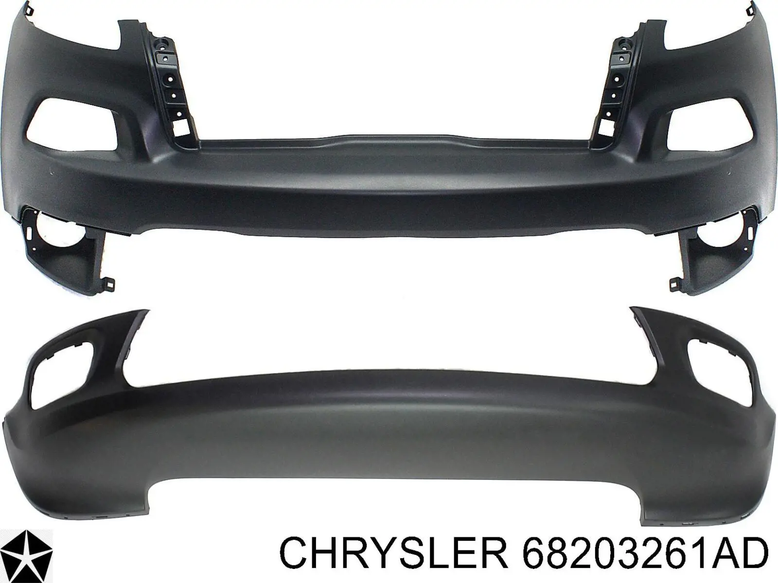 68203261AD Chrysler Zderzak tylny