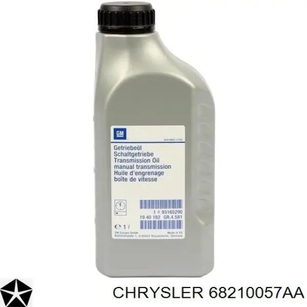 Olej przekładniowy Chrysler 68210057AA cena, od 38,62 USD