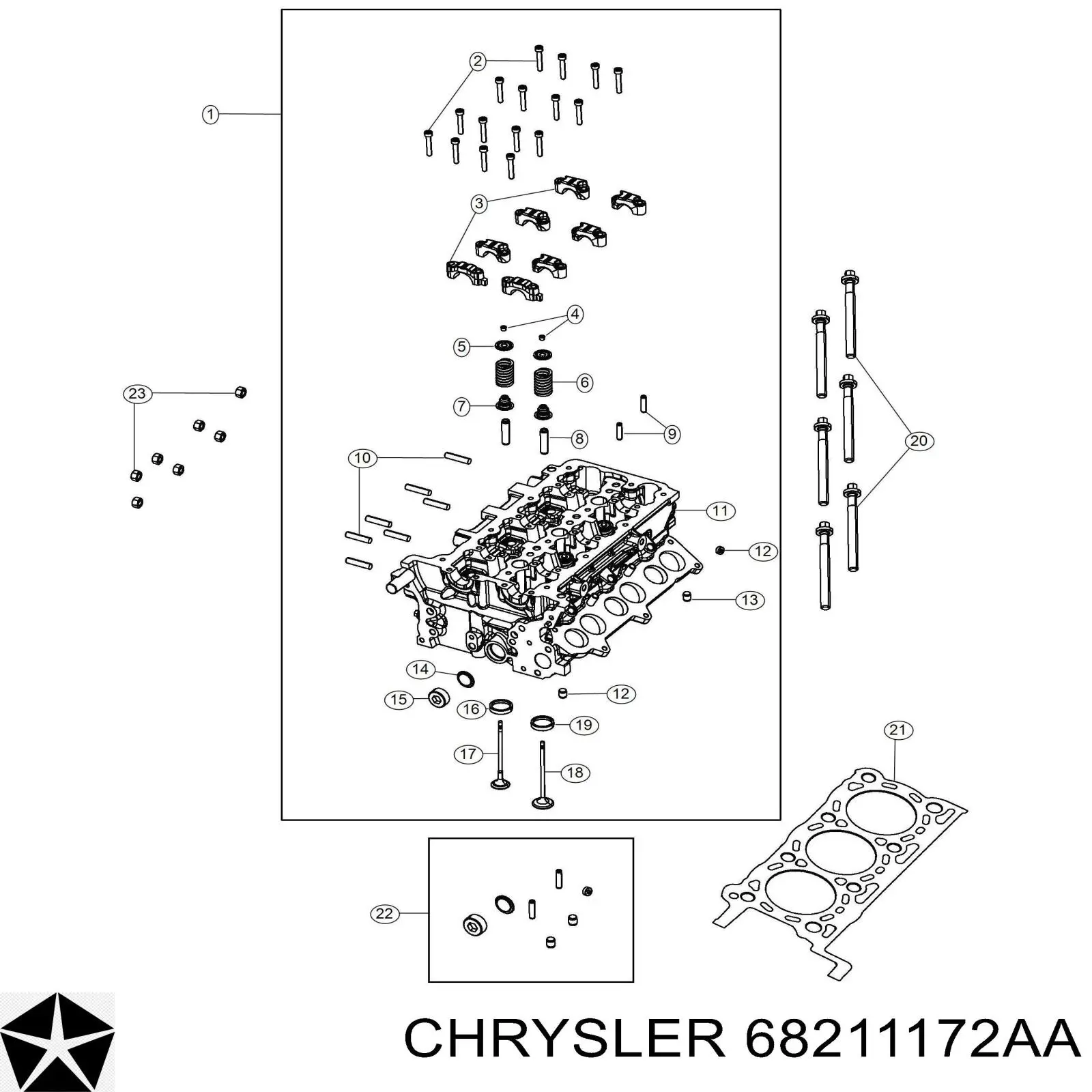 Śruba głowicy cylindrów Dodge RAM 1500 Extended Cab ulec poprawie (DS) (2010 - 2018) cena, od 79,32 USD