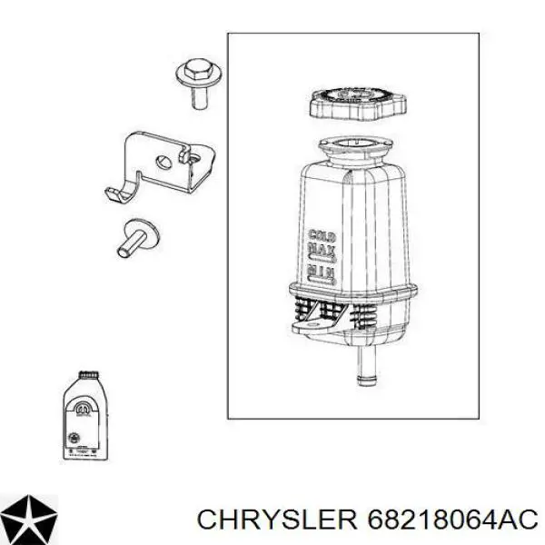 68218064AC Chrysler olej przekładniowy