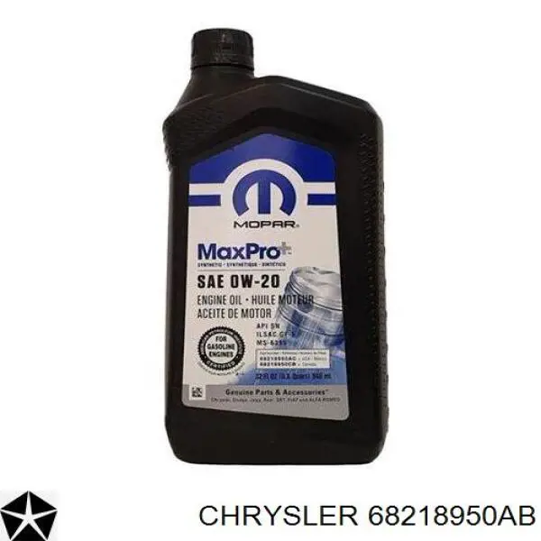 68218950AB Chrysler Olej do silnika