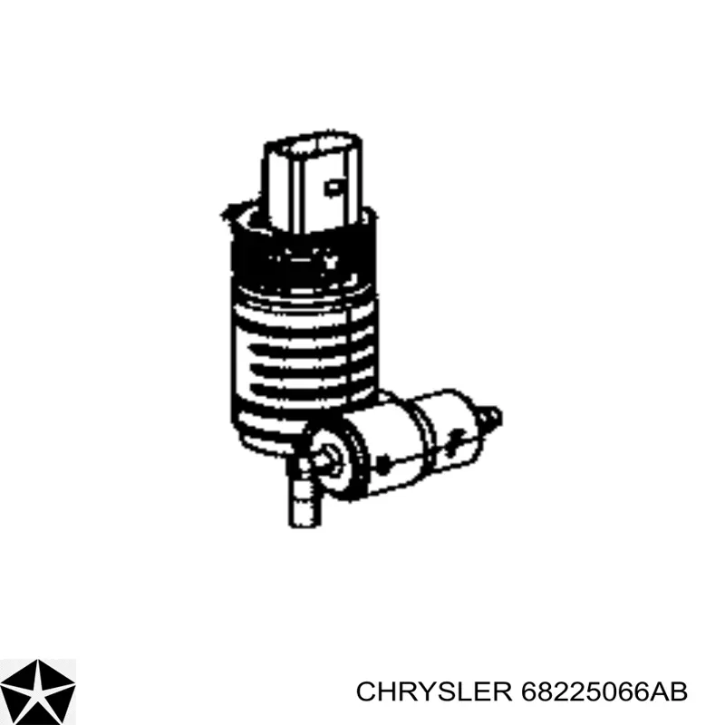Pompka spryskiwacza szyby przedniej/tylnej Chrysler 68225066AB cena, od 49,66 USD
