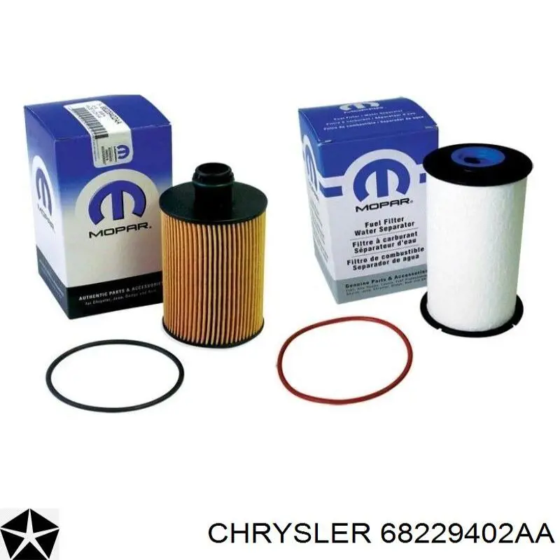 Filtr oleju Chrysler 68229402AA cena, od 7,97 USD