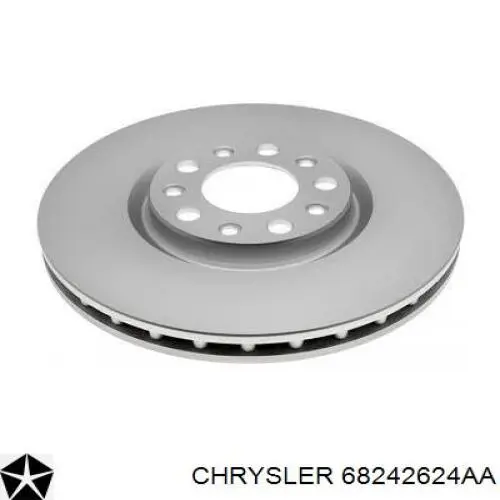 Tarcza hamulcowa przednia Chrysler 68242624AA cena, od 51,43 USD