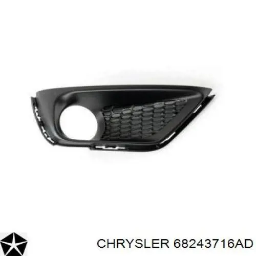 Błotnik przedni prawy Chrysler 68243716AD cena, od 97,26 USD