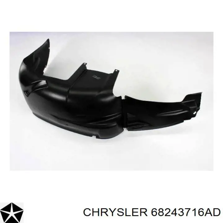 Do koszyka 68243716AD Chrysler Błotnik przedni prawy