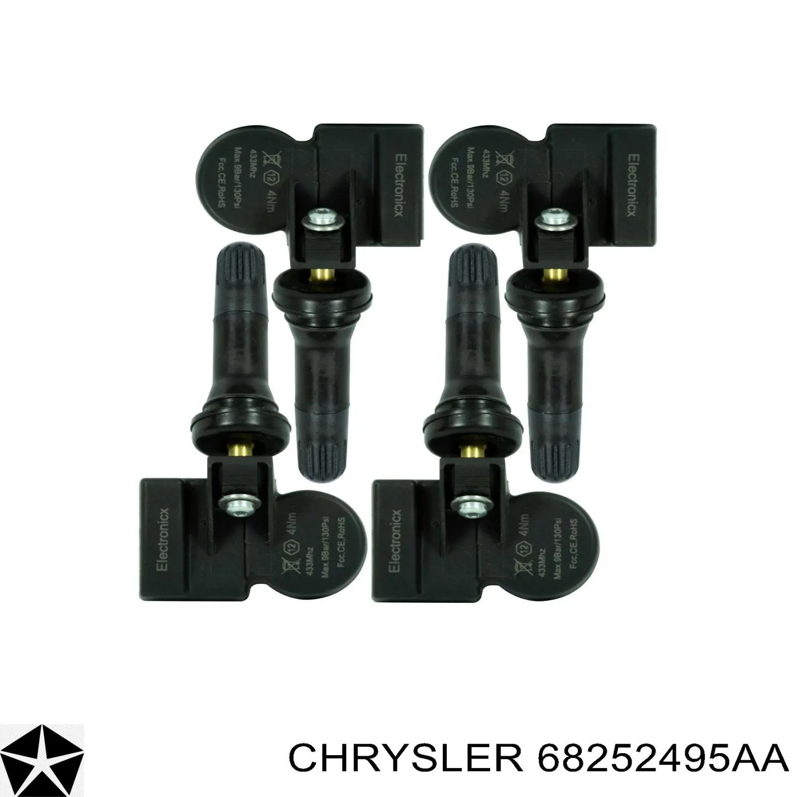 Czujnik ciśnienia w oponach Chrysler 68252495AA cena, od 49,14 USD