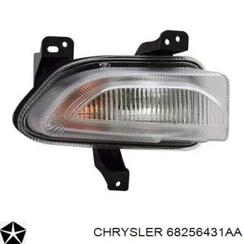 Lampa pozycyjna przednia prawa Chrysler 68256431AA cena, od 35,30 USD