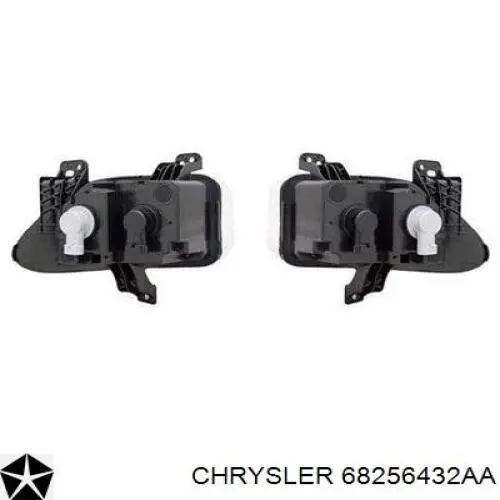 Lampa pozycyjna przednia lewa Chrysler 68256432AA cena, od 76,12 USD
