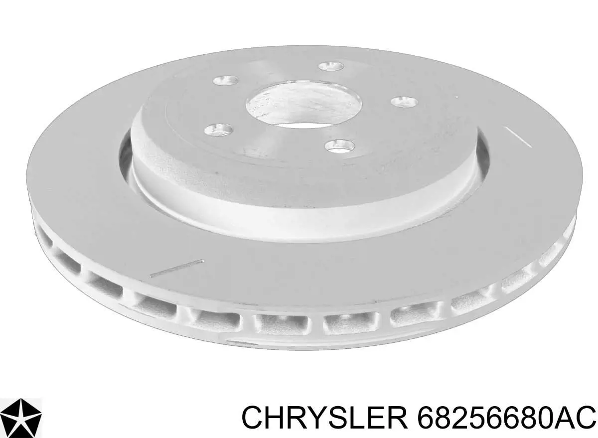 68256680AC Chrysler Tarcza hamulcowa tylna
