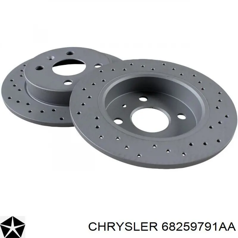 Tarcza hamulcowa przednia Chrysler 68259791AA cena, od 76,69 USD