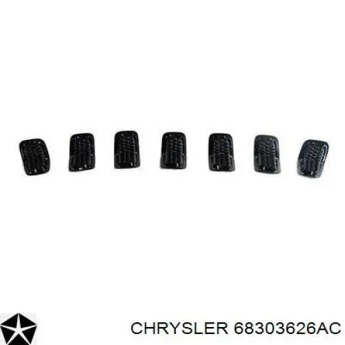 68303626AC Chrysler Atrapa chłodnicy