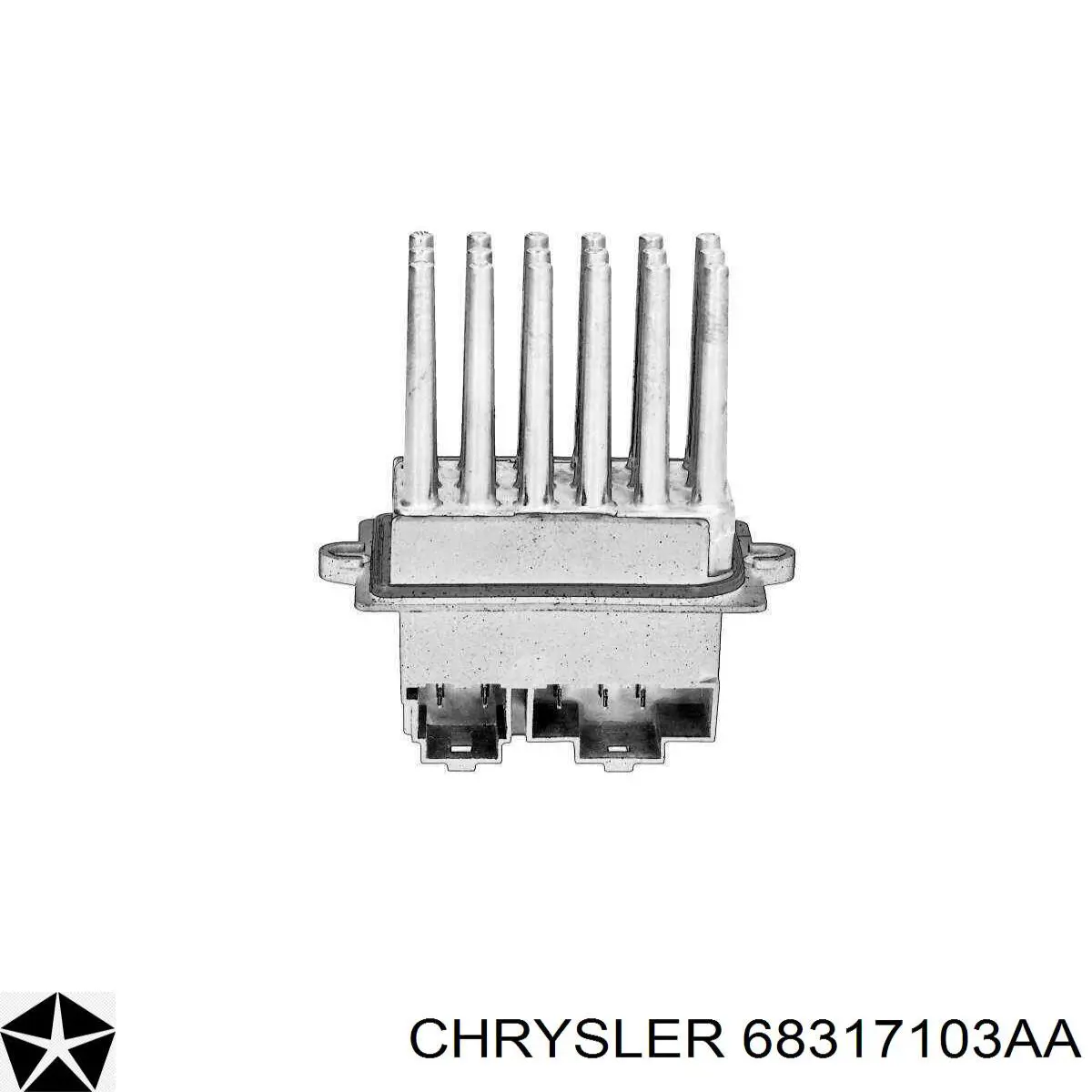 Rezystor silniczka wentylatora klimatyzacji Chrysler 68317103AA cena, od 54,56 USD