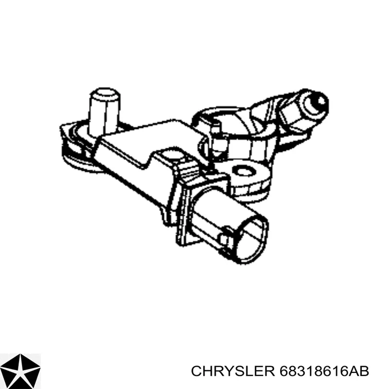 Wahacz zawieszenia przedniego dolny lewy Chrysler 68318616AB cena, od 94,40 USD