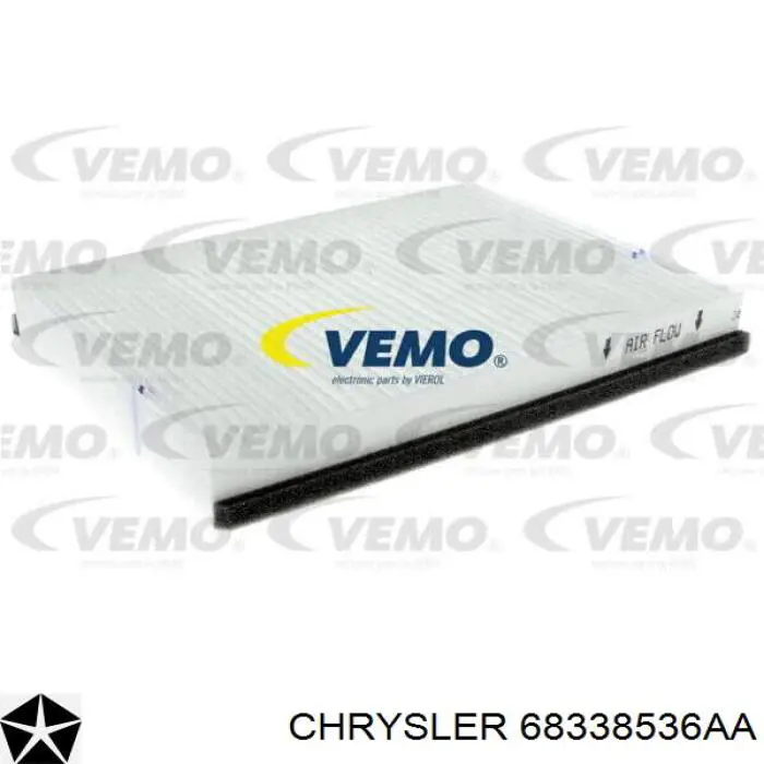 Filtr kabiny Chrysler 68338536AA cena, od 7,76 USD