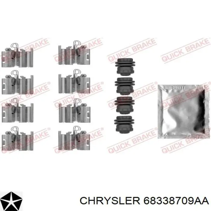 52029648 Chrysler Zacisk hamulcowy tylny lewy