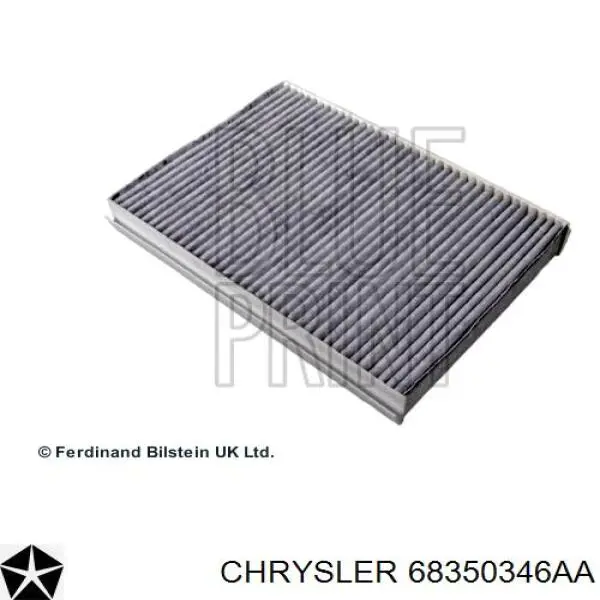 Filtr kabiny Chrysler 68350346AA cena, od 7,82 USD