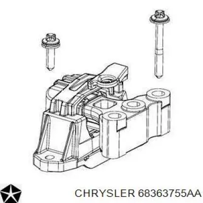 68246572AA Chrysler Poduszka (podpora) silnika prawa