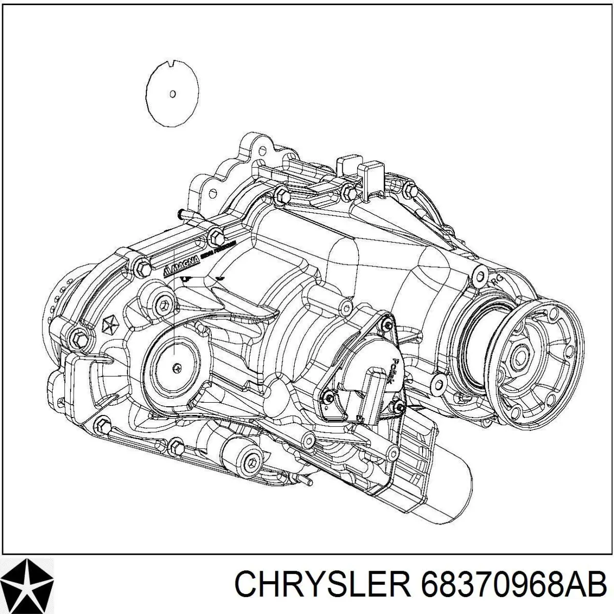 Skrzynia rozdzielcza Chrysler 68370968AA cena, od 711,44 USD