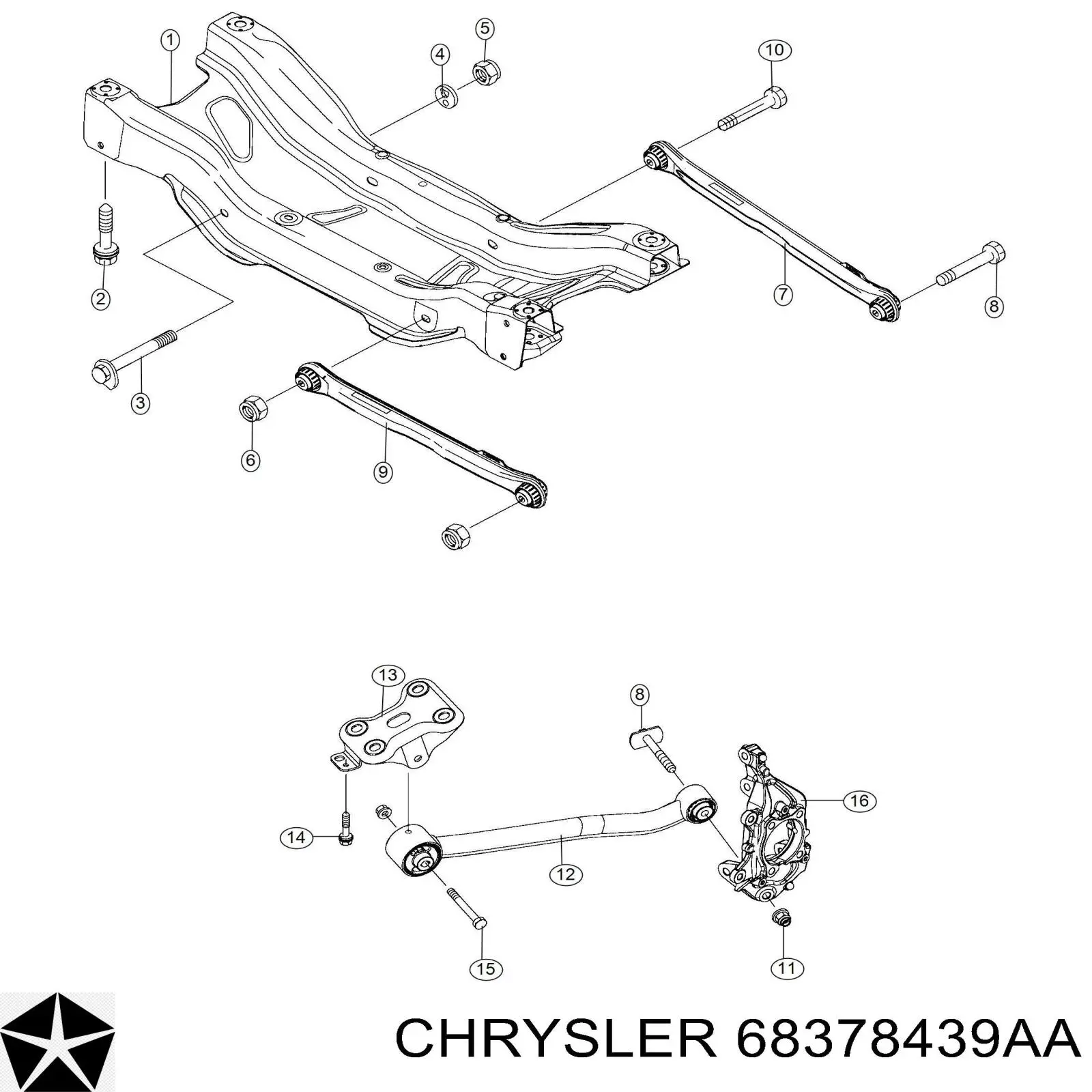  Chrysler 68378439AA cena, od 374,56 USD