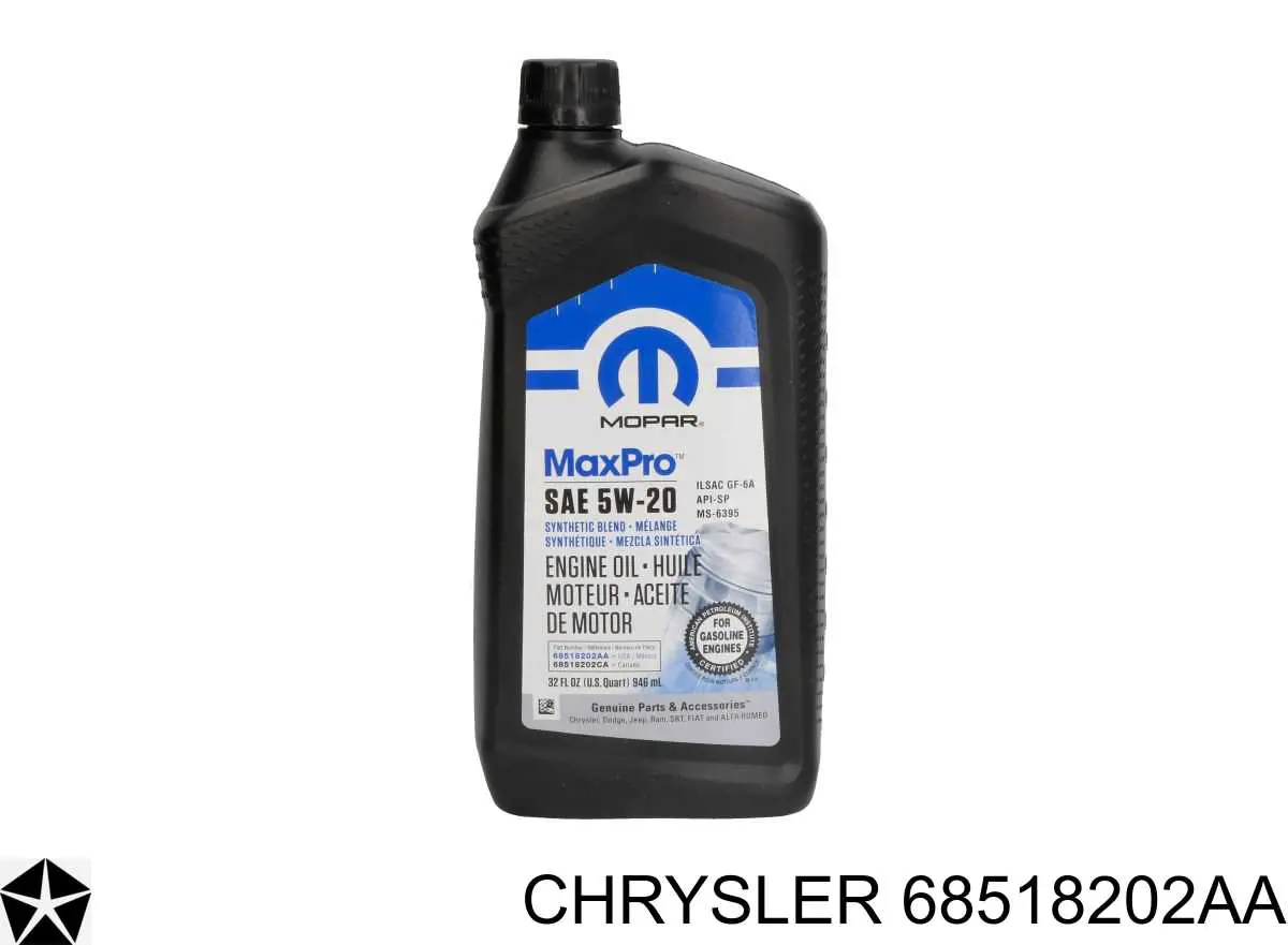 68518202AA Chrysler Olej do silnika