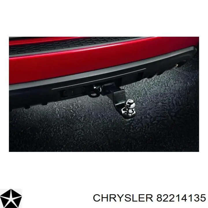 82214135 Chrysler Wzmocnienie zderzaka tylnego