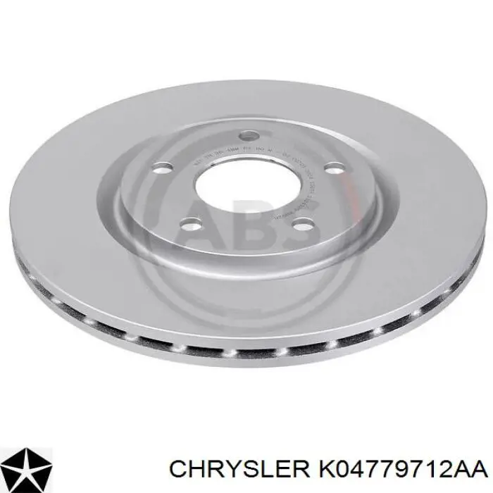 K04779712AA Chrysler tarcza hamulcowa przednia