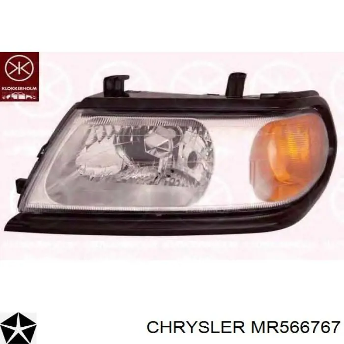 Do koszyka Reflektor lewy Mitsubishi Montero SPORT K8, K9