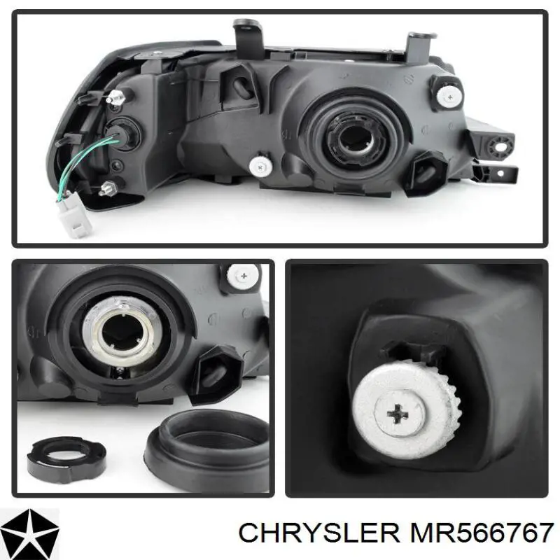 Reflektor lewy Mitsubishi Montero SPORT SUV (K8, K9) (2000 - 2004) cena, od  