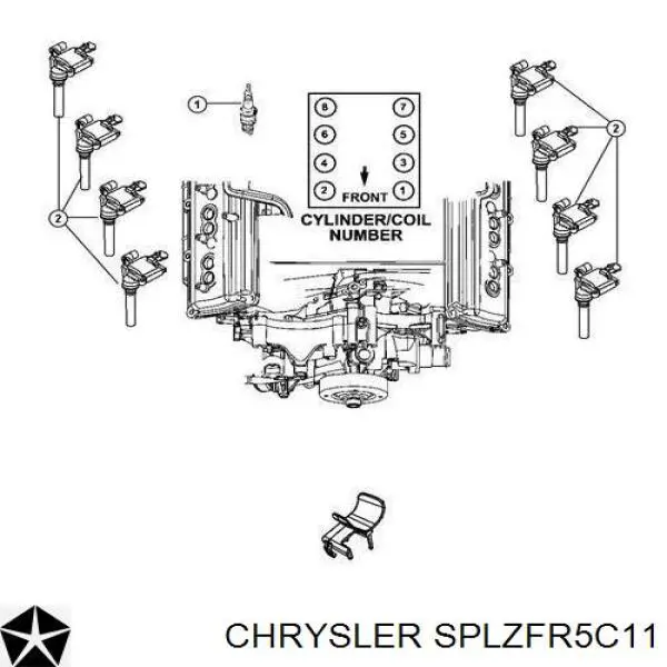 SPLZFR5C11 Chrysler Świeca zapłonowa