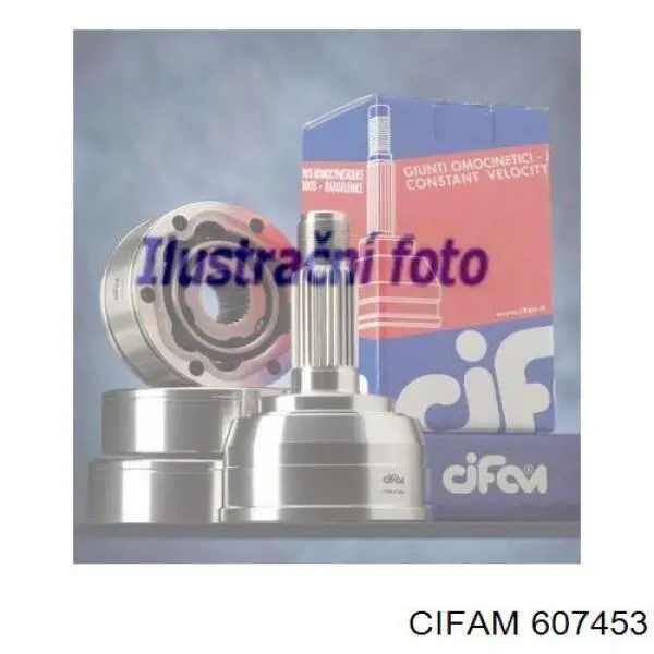 607453 Cifam Przegub homokinetyczny przedni zewnętrzny
