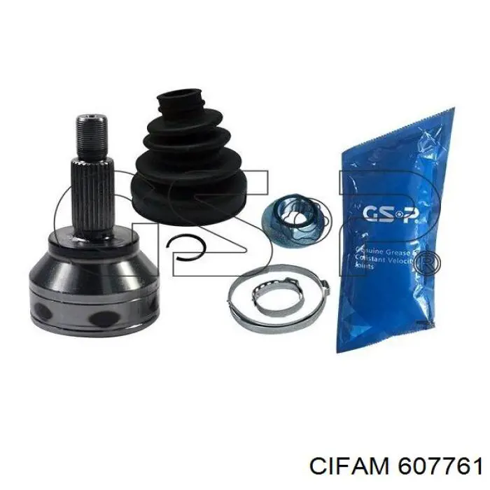607761 Cifam Przegub homokinetyczny przedni zewnętrzny