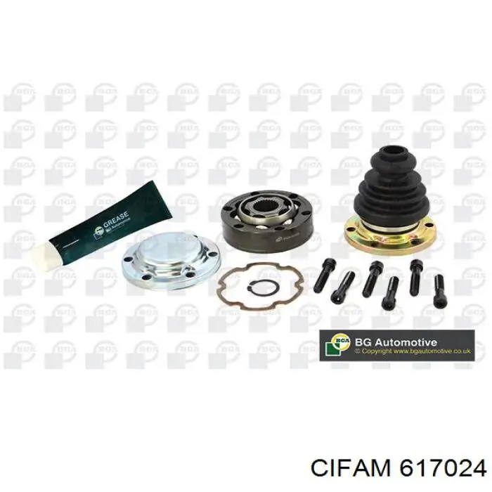 617024 Cifam Przegub homokinetyczny przedni wewnętrzny