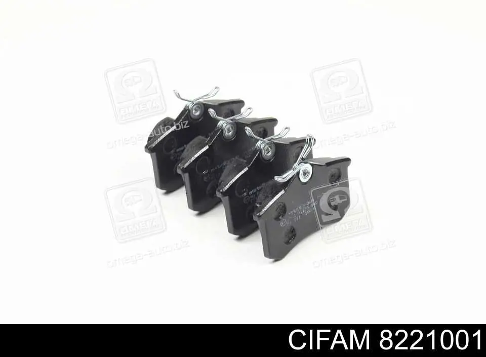 Okładziny (klocki) do hamulców tarczowych tylne Cifam 8221001 cena, od 23,75 USD