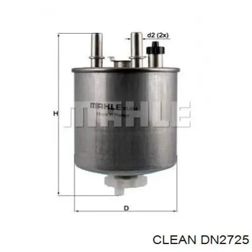 Filtr paliwa DN2725 Clean