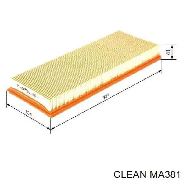 Filtr powietrza Clean MA381 cena, od 7,50 USD