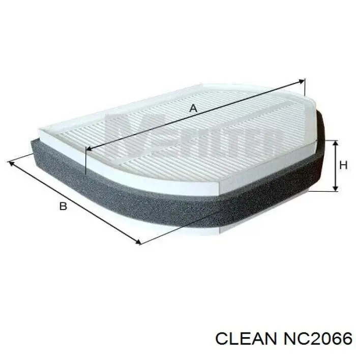 Filtr kabiny Clean NC2066 cena, od 12,20 USD